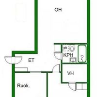 Flat in Finland, Imatra, 57 sq.m.