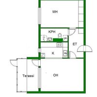 Квартира в Финляндии, Иматра, 51 кв.м.