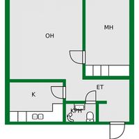 Townhouse in Finland, 55 sq.m.