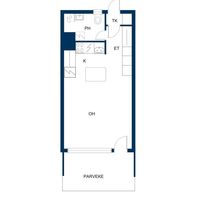 Квартира в Финляндии, Иматра, 31 кв.м.