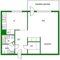 Flat in Finland, Imatra, 37 sq.m.