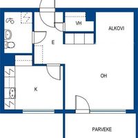 Flat in Finland, Imatra, 37 sq.m.