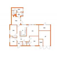 House in Finland, Kouvola, 129 sq.m.