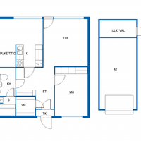 Townhouse in Finland, Kiviniemi, 63 sq.m.