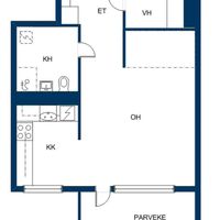 Flat in Finland, Imatra, 34 sq.m.
