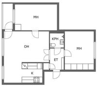 Квартира в Финляндии, Иматра, 57 кв.м.