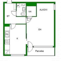 Квартира в Финляндии, Иматра, 42 кв.м.