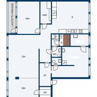 Квартира в Финляндии, Иматра, 123 кв.м.