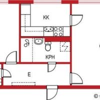 Flat in Finland, Pori, 53 sq.m.