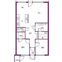 Таунхаус в Финляндии, Тампере, 73 кв.м.