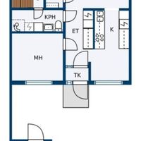 Townhouse in Finland, Imatra, 73 sq.m.