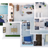 Flat in Greece, Crete, Chania, 113 sq.m.