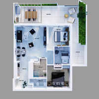 Flat in Greece, Crete, Chania, 88 sq.m.