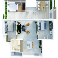 Flat in Greece, Crete, Chania, 92 sq.m.