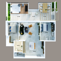 Flat in Greece, Crete, Chania, 92 sq.m.