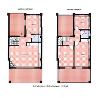Таунхаус в Греции, Центральная Македония, Центр, 123 кв.м.