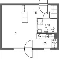 Flat in Finland, Imatra, 28 sq.m.