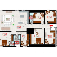 Penthouse in Israel, 190 sq.m.