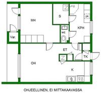 Townhouse in Finland, 60 sq.m.