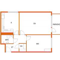 Flat in Finland, 57 sq.m.