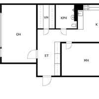 Flat in Finland, 58 sq.m.