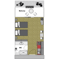 Отель (гостиница) в Греции, 293 кв.м.