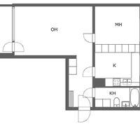 Flat in Finland, 55 sq.m.
