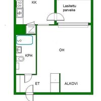 Flat in Finland, 28 sq.m.