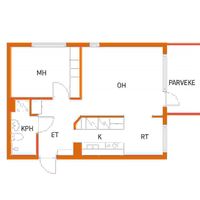 Квартира в Финляндии, 56 кв.м.