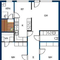 Townhouse in Finland, 77 sq.m.