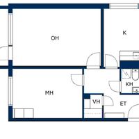 Flat in Finland, 57 sq.m.