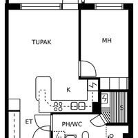 Flat in Finland, 42 sq.m.
