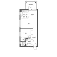 Квартира в Финляндии, 61 кв.м.