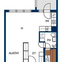 Flat in Finland, 38 sq.m.
