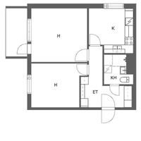 Квартира в Финляндии, 50 кв.м.