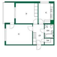 Квартира в Финляндии, 57 кв.м.