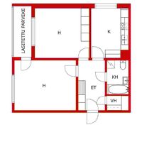 Flat in Finland, 57 sq.m.