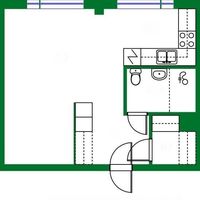 Flat in Finland, 33 sq.m.