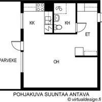 Flat in Finland, Imatra, 32 sq.m.