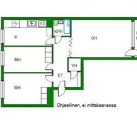 Flat in Finland, Imatra, 74 sq.m.