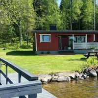 House by the lake, in the suburbs, in the forest in Finland, Rautjaervi, 88 sq.m.