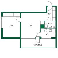 Квартира в Финляндии, 37 кв.м.