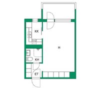 Flat in Finland, 32 sq.m.