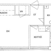 Flat in Finland, 30 sq.m.