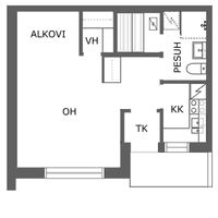 Таунхаус в Финляндии, 34 кв.м.