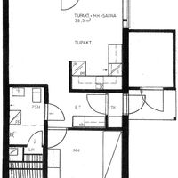 Townhouse in Finland, 39 sq.m.