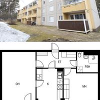 Flat in Finland, 53 sq.m.