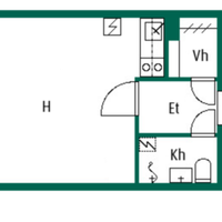 Квартира в Финляндии, 24 кв.м.
