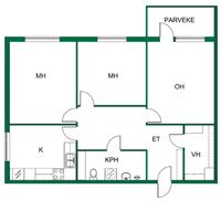 Квартира в Финляндии, 73 кв.м.