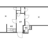 Flat in Finland, 36 sq.m.